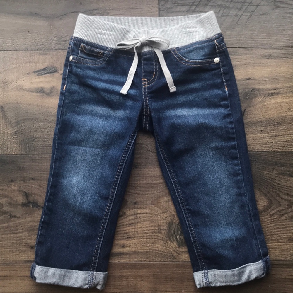 Girls stretch denim capris 6 regular